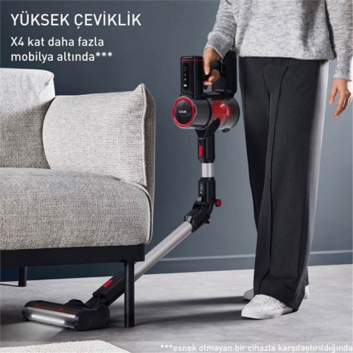 TEFAL X FORCE FLEX 8.60 MAX AQUA ŞARJLI DİKEY SÜPÜRGE TY6T90TR