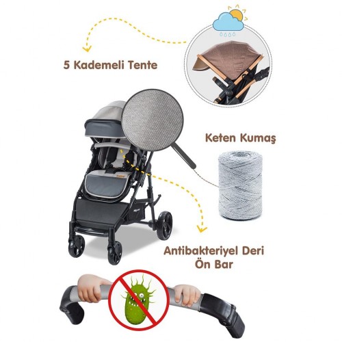 BABY CARE BORA CROSS TRAVEL PUSET BC340