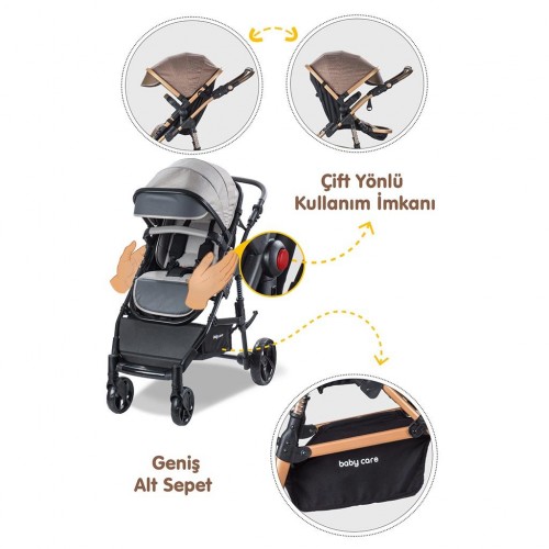 BABY CARE BORA CROSS TRAVEL PUSET BC340