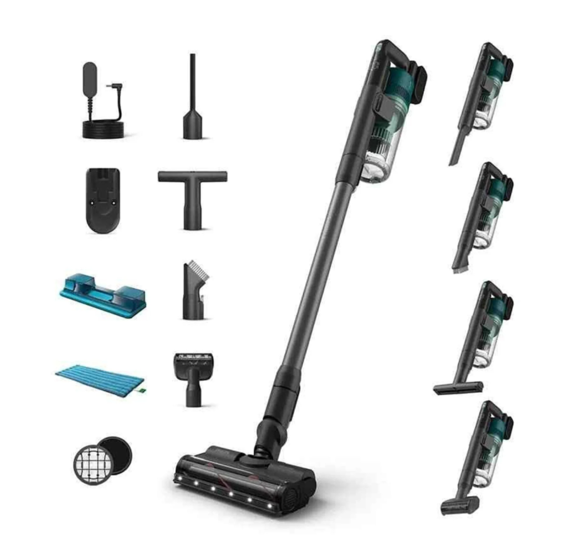 Philips XC6557/01 6000 Serisi Şarjlı Dikey Süpürge + HDA150 Kahve Makinesi Hediyeli