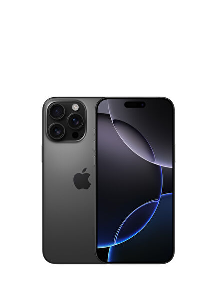 iPhone 16 Pro Max 256GB Siyah Titanyum Akıllı Cep Telefonu MYWV3TU/A