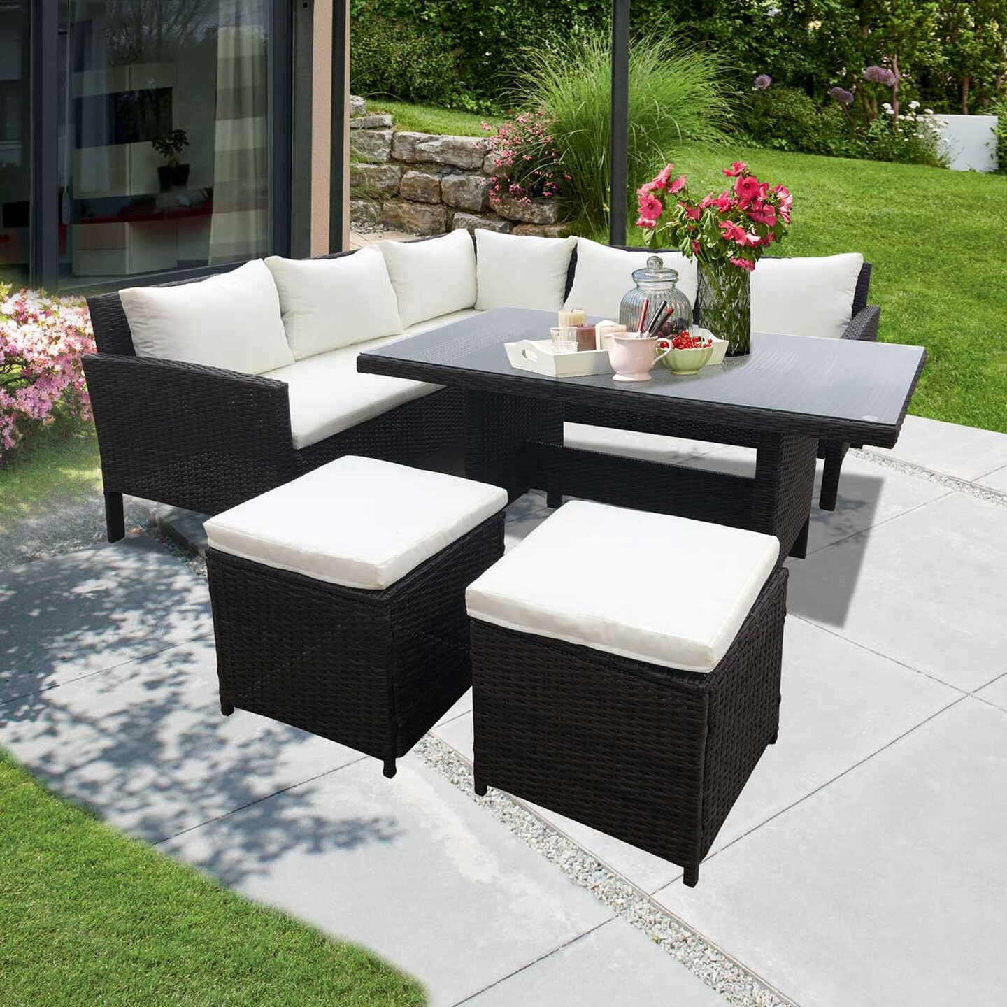 Sunfun Fiesta Rattan Köşe Oturma Grubu