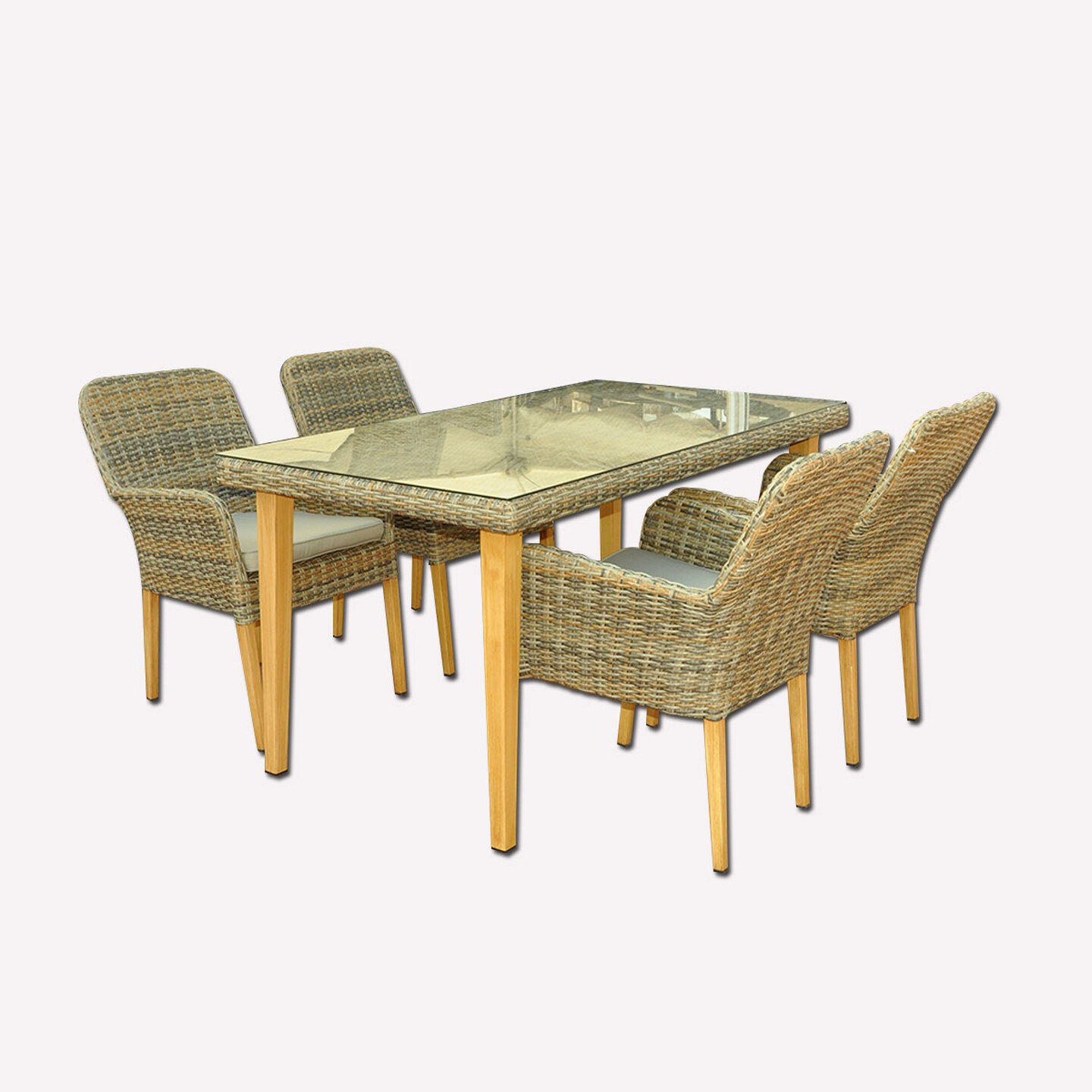 Sunfun Sina Rattan Yemek Grubu