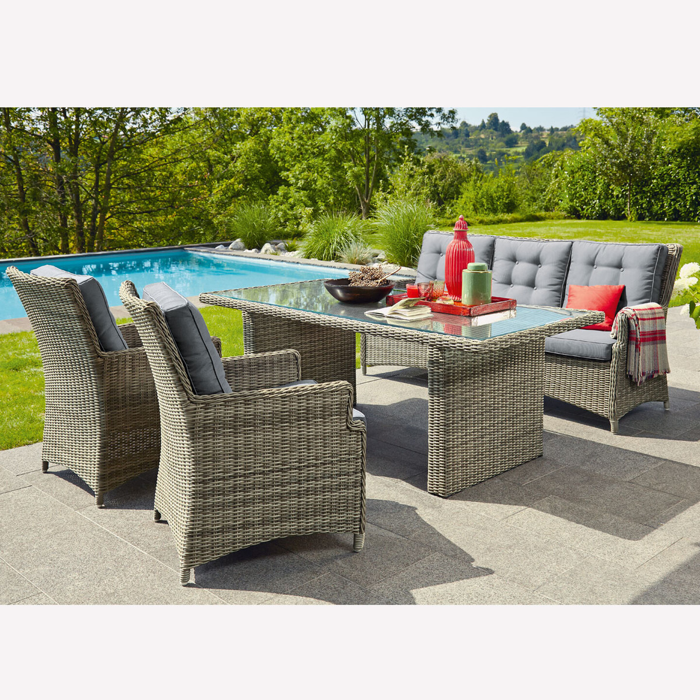 Sunfun Amelie Rattan Oturma Grubu