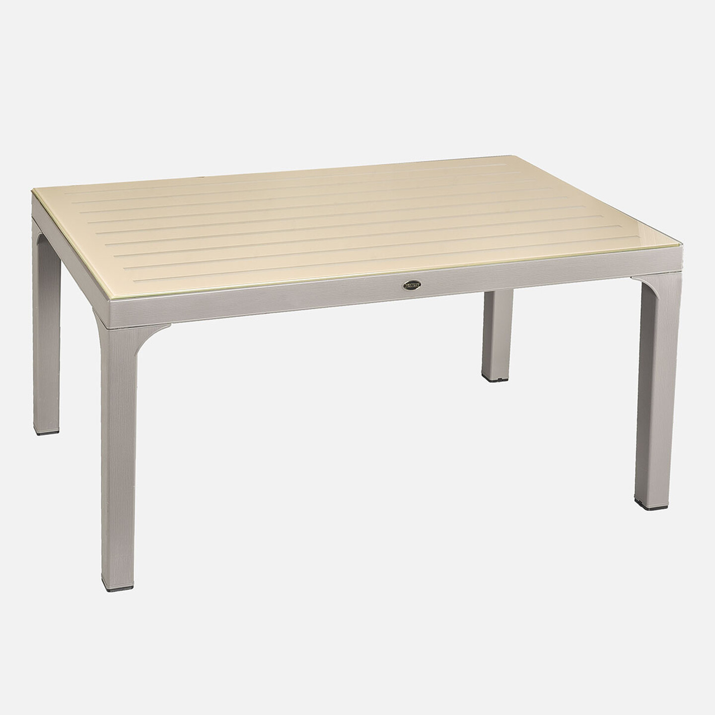 Holiday HM-735 Wood Camlı Masa Çöl Grisi