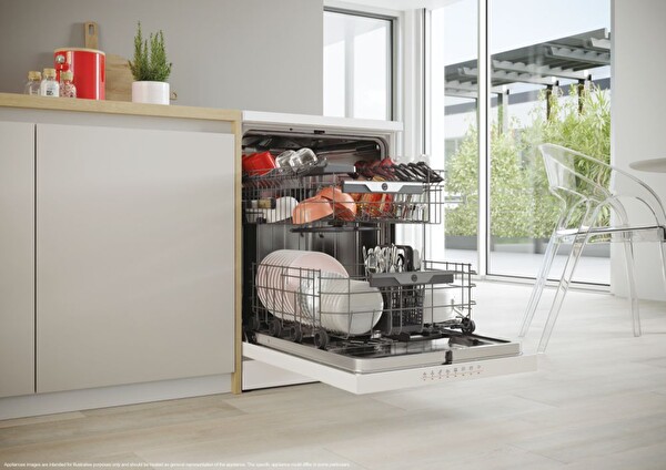Hoover HF 6C7F0W-17 8 Programlı WiFi - Bluetooth Bağlantılı Bulaşık Makinesi