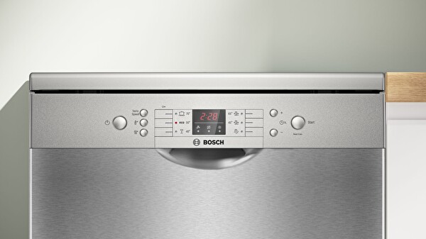 Bosch SMS26DI00T Serie 2 6 Programlı Inox Bulaşık Makinesi