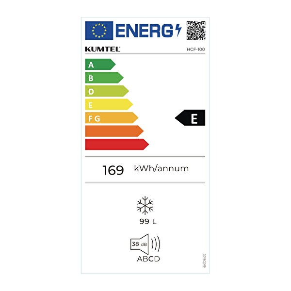 Kumtel HCF-100 Sandık Tipi 99 L Dikey Dondurucu