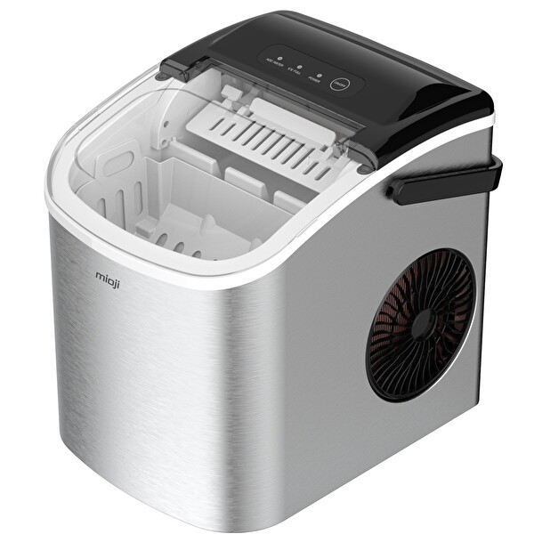 Mioji Mio FR53 Geniş Hazneli 15 Kg Inox Buz Yapma Makinesi