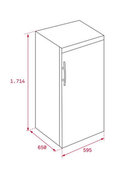 Teka RSF 43250 SS EU Derin Dondurucu