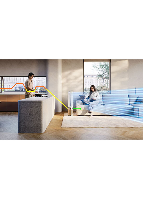 Purifier Cool™ PC2 De-NOx Beyaz/Altın Hava Temizleyici