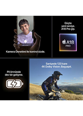iPhone 16 Pro Max 256GB Naturel Titanyum Akıllı Cep Telefonu