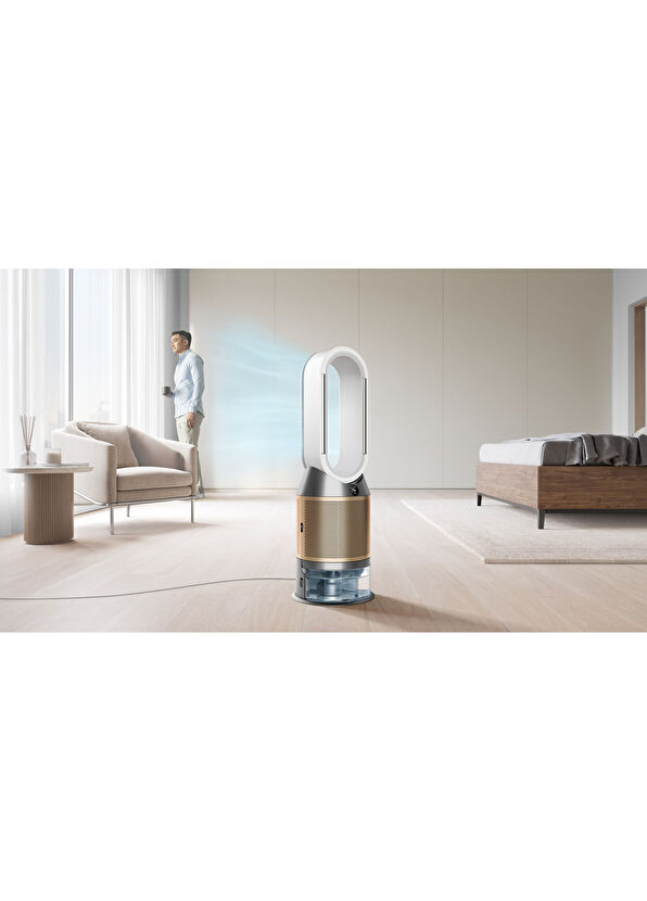Humidify+Cool™ Ph2 De-Nox Nemlendirme Özellikli Hava Temizleyici (Beyaz/altın)