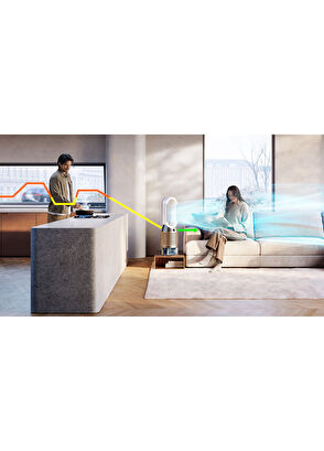 Humidify+Cool™ Ph2 De-Nox Nemlendirme Özellikli Hava Temizleyici (Beyaz/altın)