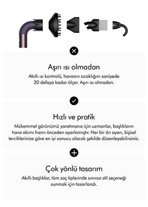 Supersonic r™ Saç Kurutma Makinesi Kıvırcık+Bukleli (Jasper Plum)