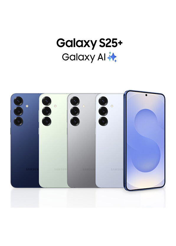 Galaxy S25+ 12 GB RAM 256 GB Buz Mavisi Akıllı Cep Telefonu