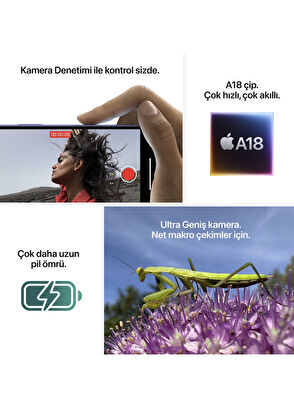 iPhone 16 512GB Laciverttaş Akıllı Cep Telefonu