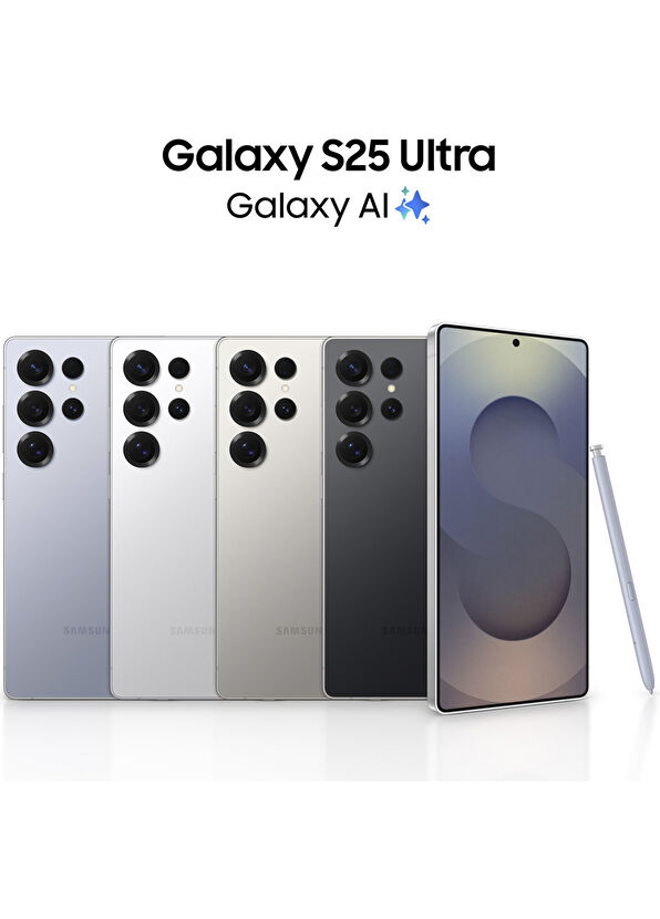 Galaxy S25 Ultra 512 GB 12 GB Ram Titanyum Gri Akıllı Cep Telefonu