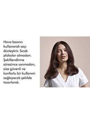 Airstrait Prusya Mavisi Parlak Bakır Saç Düzleştirici