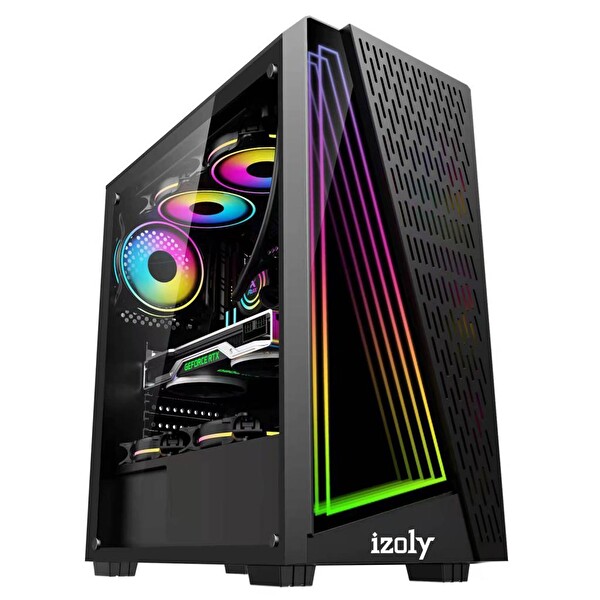 İzoly Exit Intel Core i5 10400F 16 GB RAM 512 GB SSD M.2 8 GB RX 580 Ekran Kartlı FreeDOS Oyuncu Bilgisayarı