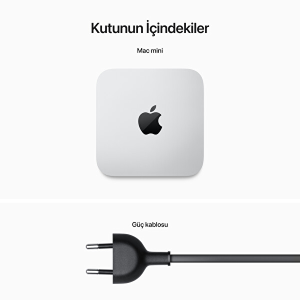 Apple Mac mini M2 Çip 8C CPU 10C GPU 512GB SSD MMFK3TU/A