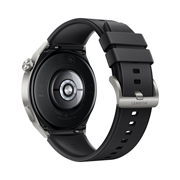Huawei Watch GT3 Pro 46mm Titanyum Kasa Siyah Kauçuk Kayış