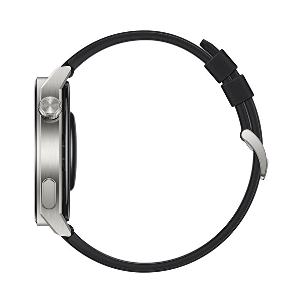 Huawei Watch GT3 Pro 46mm Titanyum Kasa Siyah Kauçuk Kayış