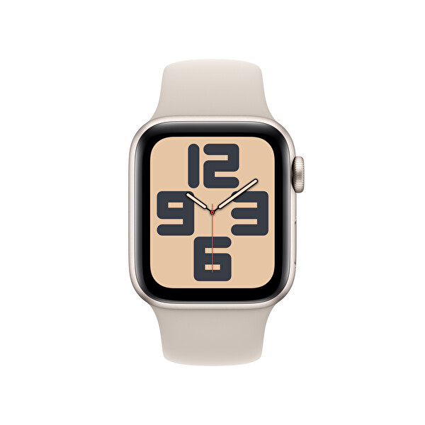 Apple Watch Se Gps 40mm M/L Yıldız Işığı Alüminyum Kasa ve Yıldız Işığı Sport Band
