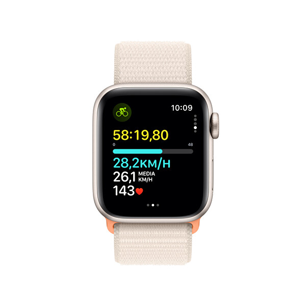 Apple Watch Se Gps 40mm Yıldız Işığı Alüminyum Kasa Ve Yıldız Işığı Sport Loop