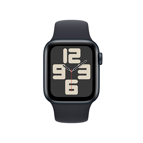 Apple Watch Se Gps 40mm M/L Gece Yarısı Alüminyum Kasa ve Gece Yarısı Sport Band