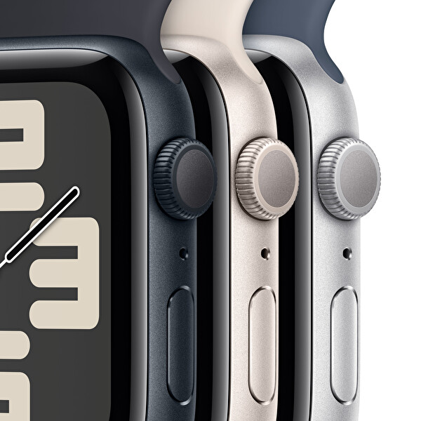 Apple Watch Se Gps 40mm M/L Gece Yarısı Alüminyum Kasa ve Gece Yarısı Sport Band