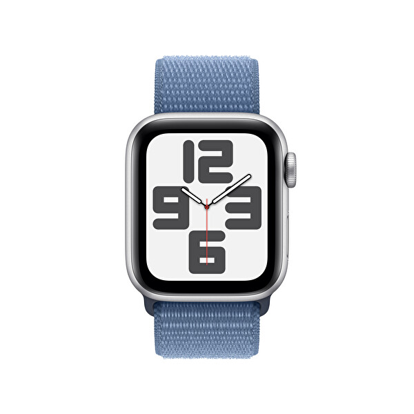 Apple Watch Se Gps 40mm Gümüş Alüminyum Kasa ve Winter Mavi Sport Loop