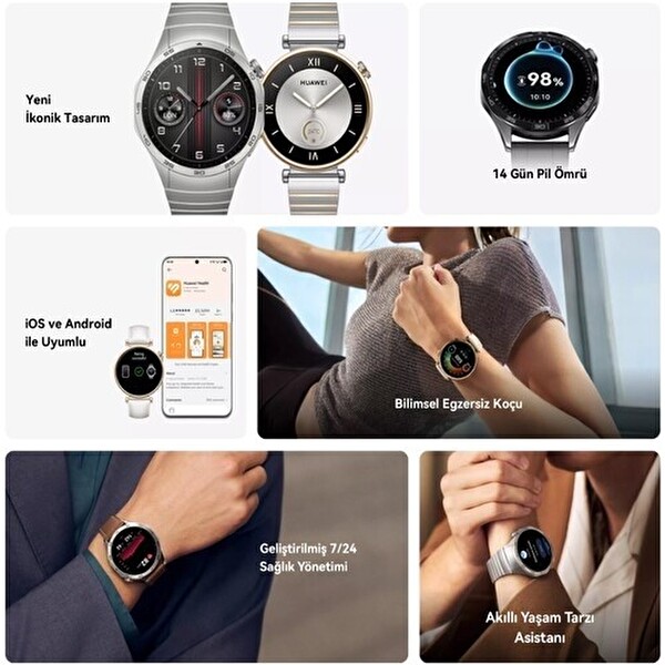 Huawei Watch GT4 46 MM Kahverengi Akıllı Saat