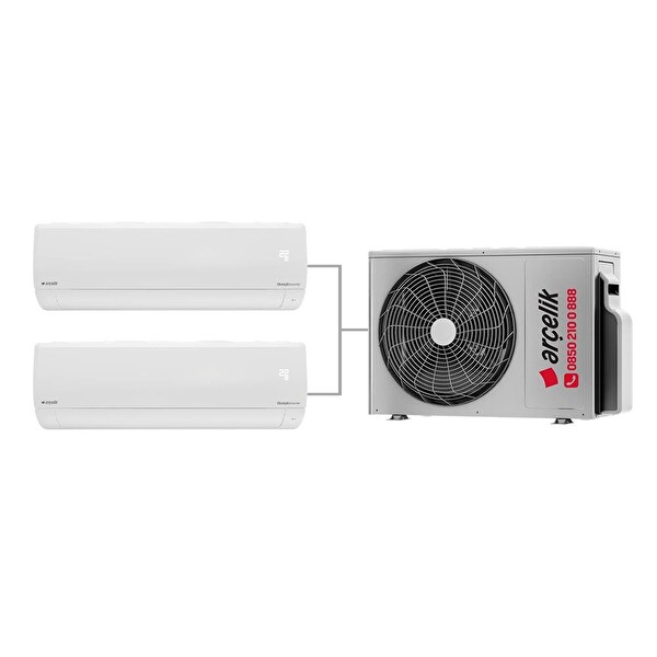 Arçelik ZM16102-99 Multi Sistem 2+1 16000 BTU 9+9 Duvar Tipi Inverter Klima