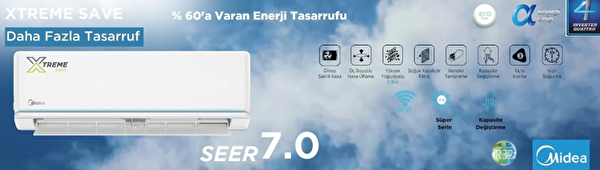Midea Xtreme Eco AG2ECO-12NXD0 12000 BTU Duvar Tipi Klima