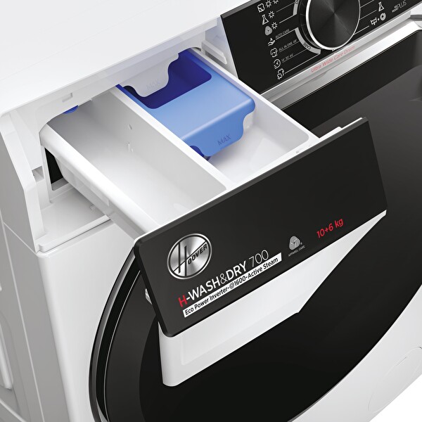 Hoover H7D 6106MBC-S 10 KG Yıkama 6 KG Kurutma Wi-Fi Bluetooth Bağlantılı Kurutmalı Çamaşır Makinesi