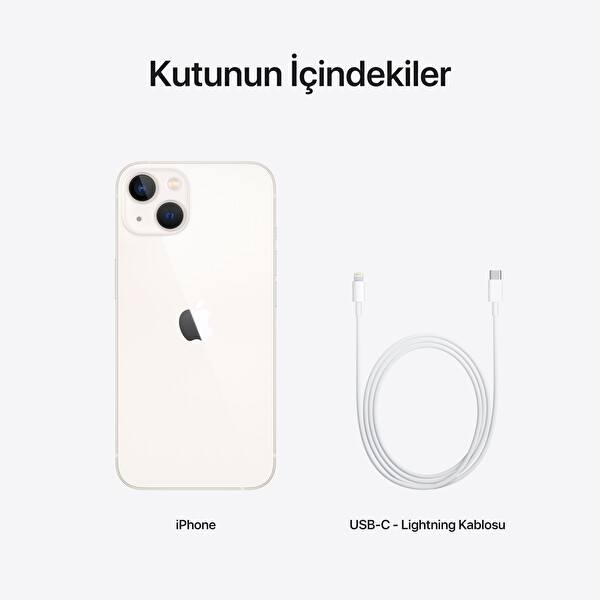 Apple iPhone 13 256GB Akıllı Telefon Starlight