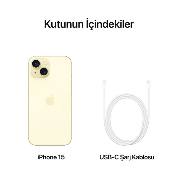 Apple iPhone 15 128GB Sarı