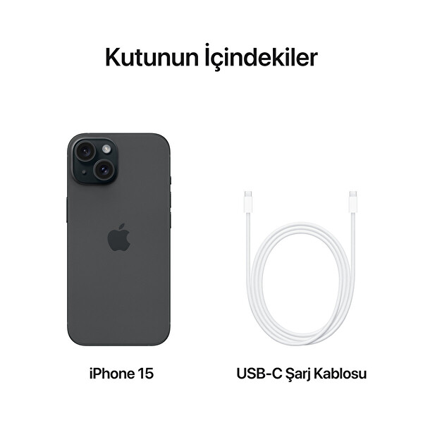Apple iPhone 15 256GB Siyah