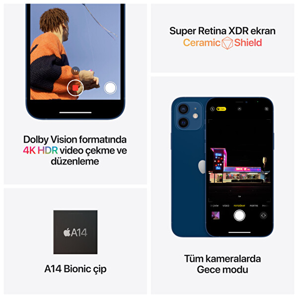 Apple iPhone 12 256GB Akıllı Telefon Red