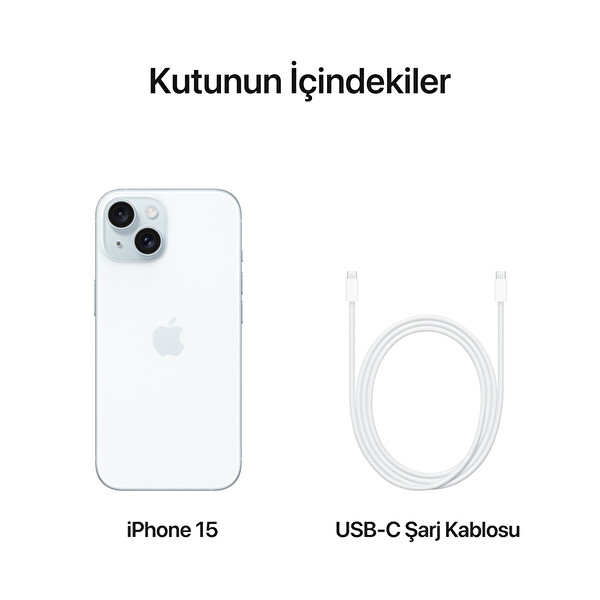 Apple iPhone 15 256GB Mavi