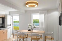 Orbus VL3 Motor DC 35W LED 70W 3000K-6500K Uzaktan Kumandalı Ledli Tavan Vantilatörü